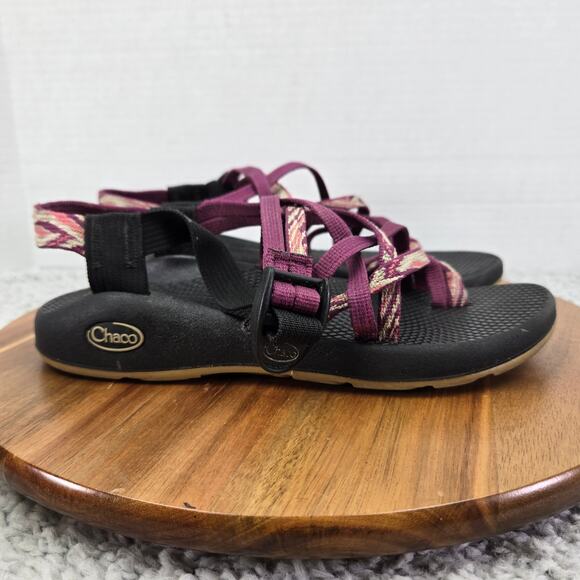 Chaco Z/2 Classic Purple Strappy Adjustable Strap Casual Outdoor Sandal Womens 7 - Picture 3 of 10